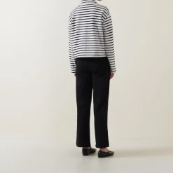 Online Tiana Half-Zip Striped Sweatshirt Women Sweatshirts & Hoodies
