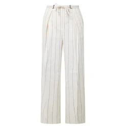 Tiana5 Pinstripe Wide Leg Trousers Women Trousers & Shorts