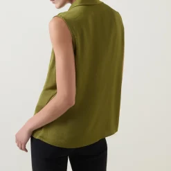 Hot Tie-Neck Blouse Women Tops