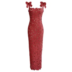 Best Tiff Floral Lace Dress Women Dresses