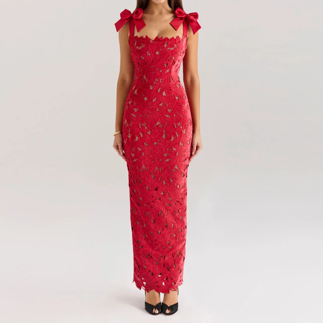 Best Tiff Floral Lace Dress Women Dresses