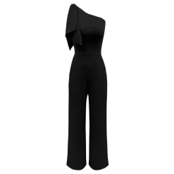 New Tiffany Asymmetric Wide Leg Jumpsuit Women Jumpsuits
