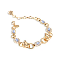 Online Tigers Head Crystal Stone Bracelet Women Bracelets
