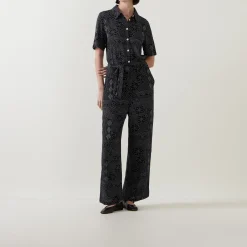 Outlet Tilla Dot Printed Belted Jumpsuit Women Jumpsuits