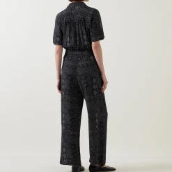 Outlet Tilla Dot Printed Belted Jumpsuit Women Jumpsuits