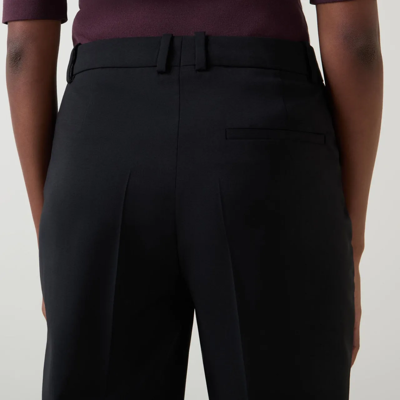 Clearance Tilunah Mid-Rise Slim Leg Trousers Women Trousers & Shorts