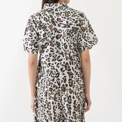 Outlet Timian Leopard Print Blouse Women Tops