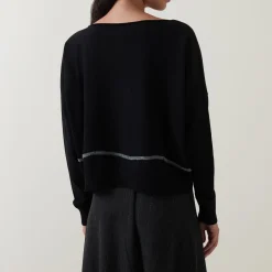 Sale Tipped Knit Sweater Women Sweaters & Cardigans