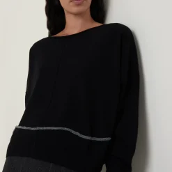 Sale Tipped Knit Sweater Women Sweaters & Cardigans