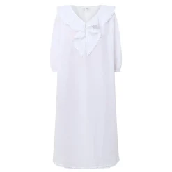 Sale Toby Voile Ruffle-Trim Night Dress Women Sleepwear