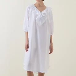 Sale Toby Voile Ruffle-Trim Night Dress Women Sleepwear