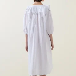Sale Toby Voile Ruffle-Trim Night Dress Women Sleepwear
