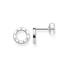 Discount Together Circles Sterling Silver Stud Earrings Women Earrings