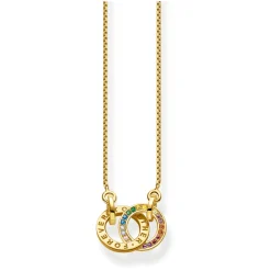 Outlet Together Forever Embellished Gold-Plated Necklace Women Necklaces