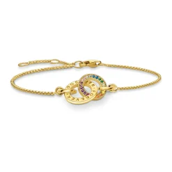 Clearance Together Forever Embellished Gold-Plated Bracelet Women Bracelets