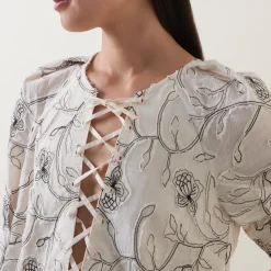 Best Tone Embroidered Dress Women Dresses