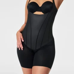 New TotalContour Open-Bust Mid-Thigh Bodysuit Women Shapewear