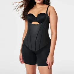 New TotalContour Open-Bust Mid-Thigh Bodysuit Women Shapewear