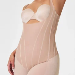 TotalContour Open-Bust Mid-Thigh Bodysuit Women Shapewear