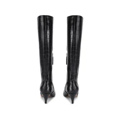Online Trace Knee High Heeled Boots Women Boots