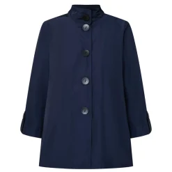 Trapeze Shirred Jacket Women Coats & Jackets