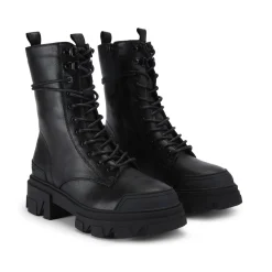 Trekker Lace-Up Biker Boots Women Boots