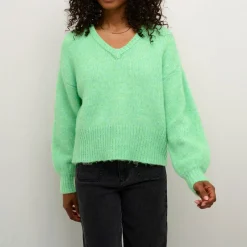 Clearance Trina Ribbed Trim Sweater Women Sweaters & Cardigans