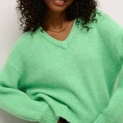 Clearance Trina Ribbed Trim Sweater Women Sweaters & Cardigans