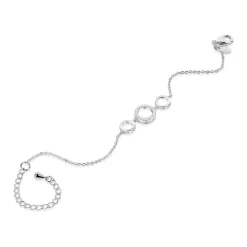 Online Triple Circular Crystal Embellished Bracelet Women Bracelets