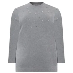 Clearance Tuc Rhinestone Sweatshirt Women Sweatshirts & Hoodies