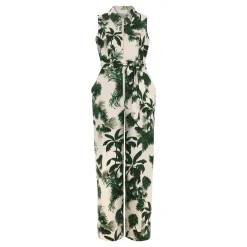 Best Tullisa Palm Zip Front Jumpsuit Women Jumpsuits