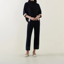 Sale Turn-Up Cuff Trousers Women Trousers & Shorts