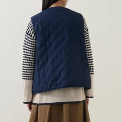 Sale Tutta Woven Dot Gilet Women Coats & Jackets