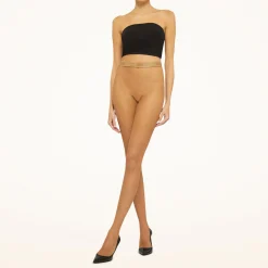 Clearance Twenties Fishnet Tights Honey Women Hosiery