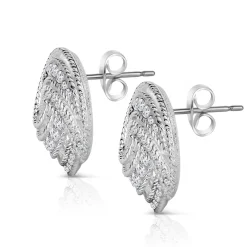 Clearance Twist Embellished Stud Earrings Women Earrings