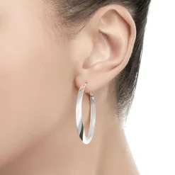 New Twist Hoop Earrings Women Earrings
