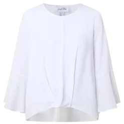 Discount Twisted Fluted-Cuff Blouse Women Tops