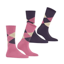 Two-pack Everyday Argyle Socks Women Hosiery
