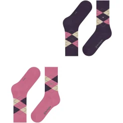 Two-pack Everyday Argyle Socks Women Hosiery