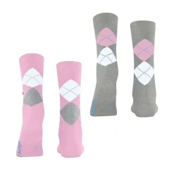 Best Two-pack Everyday Argyle Socks Women Hosiery