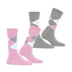 Best Two-pack Everyday Argyle Socks Women Hosiery