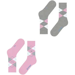 Best Two-pack Everyday Argyle Socks Women Hosiery