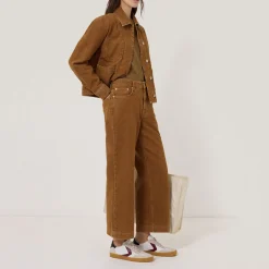 Online Tyne High-Rise Cropped Wide Leg Jeans Women Denim