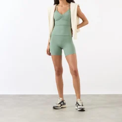 Outlet Ultimate Ruched Front Racer Tank Top Women Activewear