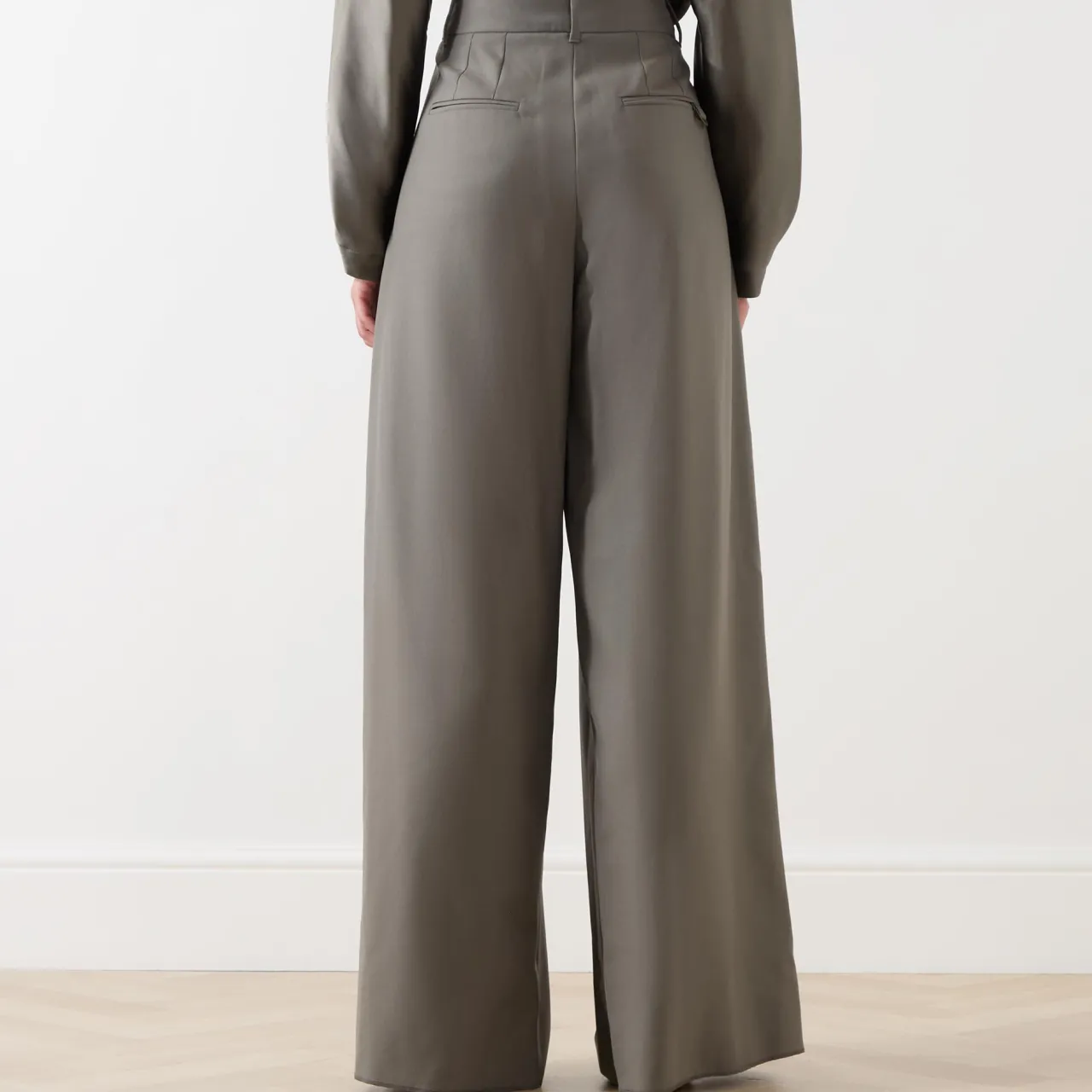 Discount Ulzio High-Rise Wide Leg Trousers Women Trousers & Shorts