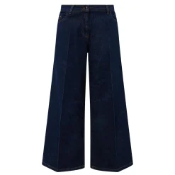 Hot Vallo Cropped Wide Leg Jeans Women Denim