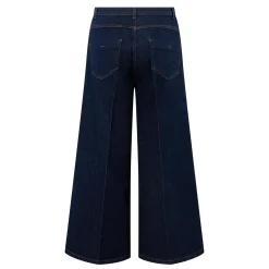 Hot Vallo Cropped Wide Leg Jeans Women Denim