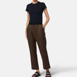 Vanessa Linen Straight Leg Trousers Women Trousers & Shorts