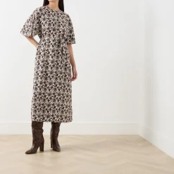 Sale Varese Silk Floral Dress Women Dresses