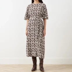 Sale Varese Silk Floral Dress Women Dresses